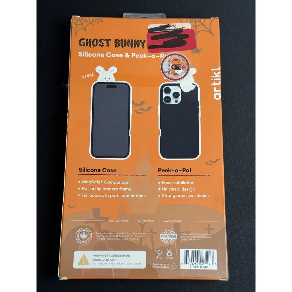 Artikl Ghost Bunny Bundle for the iPhone 16 Pro Max Silicone Case Ghost Bunny